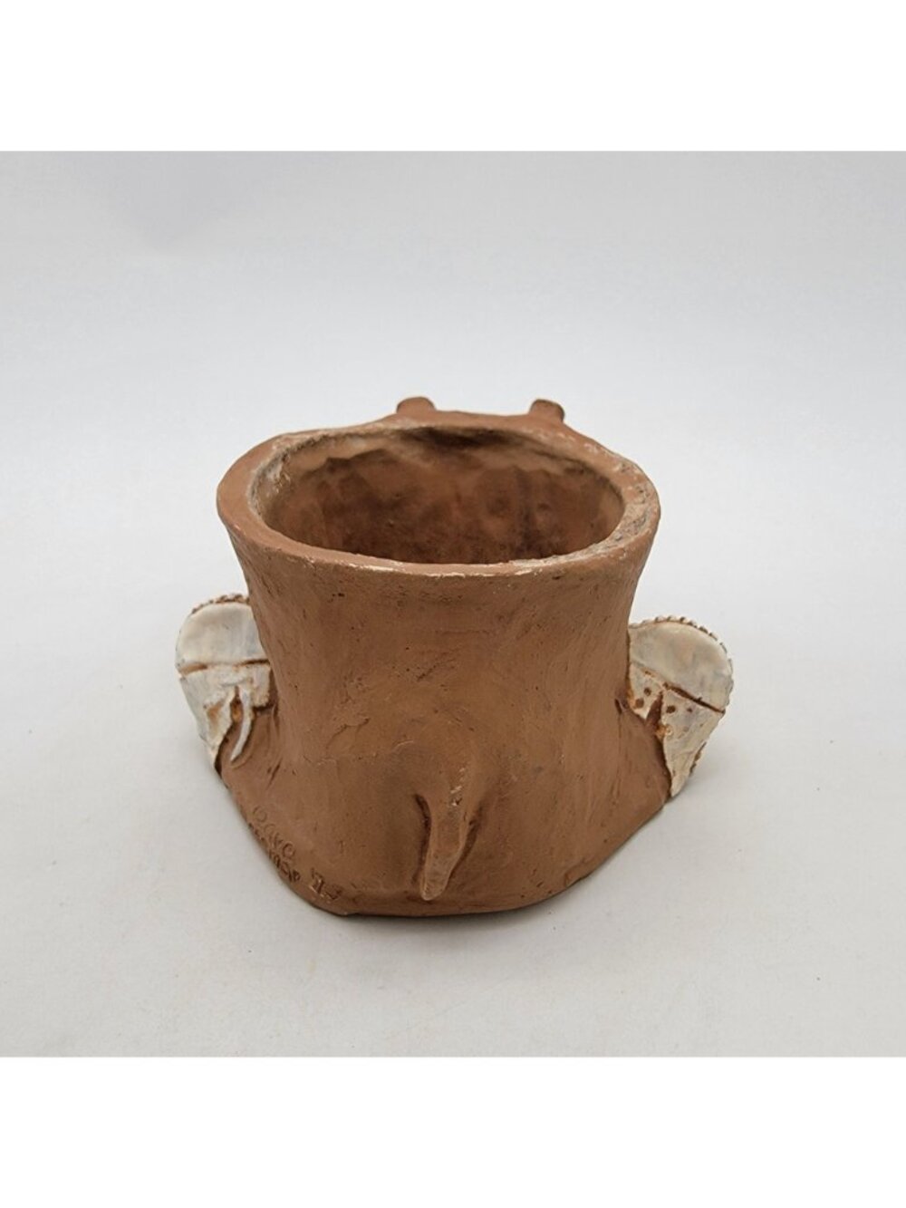 Vintage 1973 Dave Grossman Art Pottery Hippo Planter - Picture 3 of 9